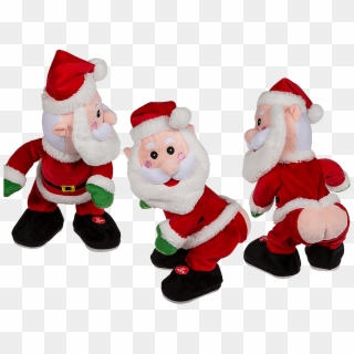 Dancing Plush Santa With Sound Ca - Dansende Julemand Clipart