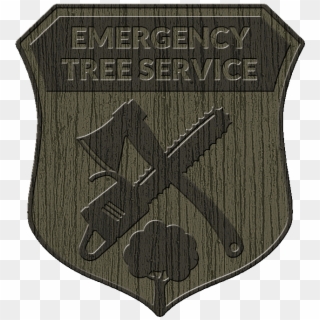 Sp Emergency Tree Service Wood - Emblem Clipart