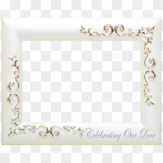 Wedding Frame Picture - Silver Wedding Frame Clipart