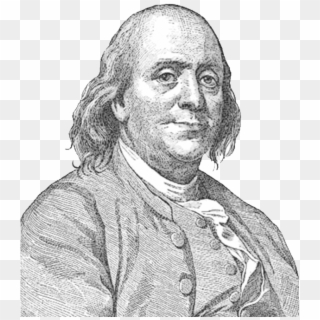 Benjamin Franklin Face Sideview - Ben Franklin No Background Clipart