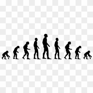 Evolution Development Forward Darvin Reverse - Evolution Of Humans Clipart