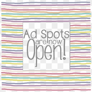 December Ad Spots Are Now Open - Beige Clipart