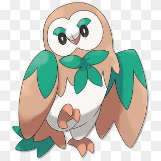 Rowlet S Evolution , Png Download - Rowlet Final Evolution Shiny Clipart