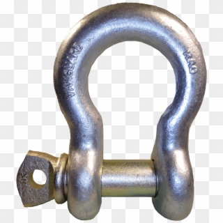 Gold Pin Screw Pin Anchor Shackle - Hook Clipart
