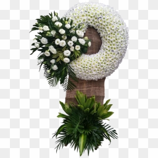 Funeral Wreath On A Stand - Bouquet Clipart