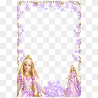 Vector Royalty Free Download Barbie Clipart Mariposa - Barbie As Rapunzel Doll - Png Download