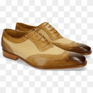 Oxford Shoes Clark 16 Canvas Cashmere Beige - Leather Clipart