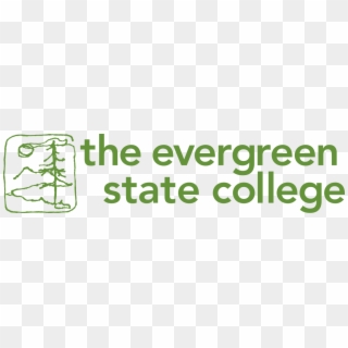 Evergreen Wide Tree No City Green - Evergreen College Washington Logo Clipart