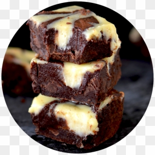 Cheesecake Swirl Brownies - Frischkäse Brownies Clipart