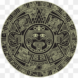 Aztec Calendar Clip Art - Aztec Calendar - Png Download