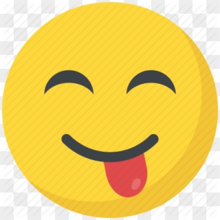 Crazy Face Smiley Smiley 1 Vectors Market Clip Art - Naughty Smiley - Png Download
