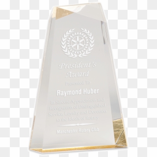 Acrylic Award With Sample Engraving - Trophy Clipart