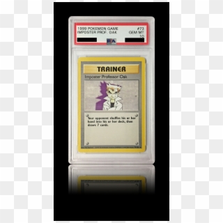 Psa 10 4th Print Trainer Imposter Professor Oak 73/102 - Item Finder Pokemon Card Clipart
