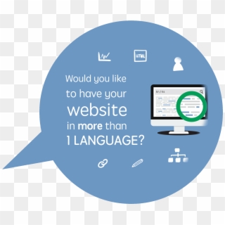 Get Your Website In More Than 1 Language - Circle Clipart