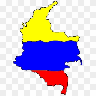 Departments Of Colombia Blank Map Geography - Colombia Silhouette Clipart