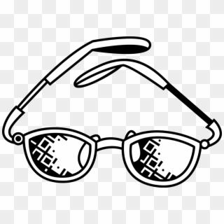 Vector Illustration Of Reading Glasses Eyeglasses To - Line Art Clipart