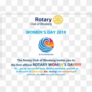 Women's Day - Rc Blouberg - Rotary International Clipart