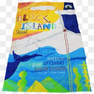 Full Color Sublimation Promotional Beach Towel - Art Clipart
