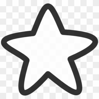 Black And White Star Clip Art At Clker - Star Clipart Black And White - Png Download