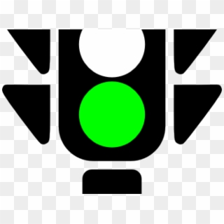 Traffic Light Clipart Greenlight - Green Traffic Light Icon - Png Download