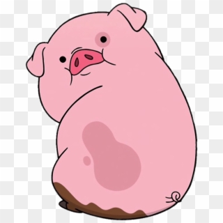 At The Movies - Pig From Gravity Falls Clipart