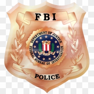 Fbi Png - Fbi Police Badge Clipart