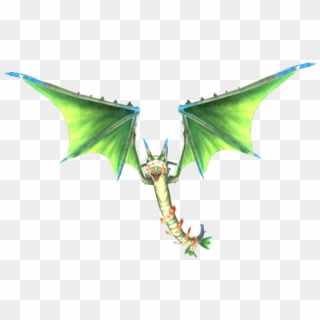 [update] Green Flying Dragon Monster - Illustration Clipart