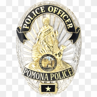 Cropped Ppd Badge Lrg Olivieri - Pomona Police Clipart