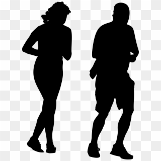 This Free Icons Png Design Of Jogging Couple Silhouette Clipart