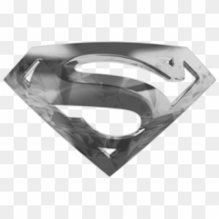 Unique Silver Superman Logo Png 3 » Png Image Combination - Superman Logo Black Png Clipart