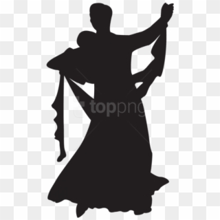 Free Png Dancing Couple Silhouette Png Png - Dancesport Png Clipart