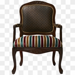 Xv Chair With Canvas Chairish - Louis Vuitton Dining Chairs Clipart