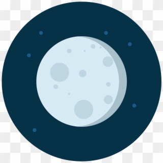 Moon Icon Vector - Halten Und Parken Verboten Clipart