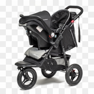 Black Pram Baby - Stroller With Capsule Nz Clipart