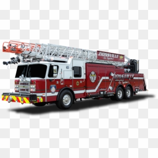 The Tallest Ladder In North America - Aerial Fire Truck Clipart