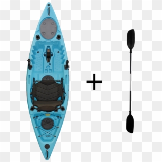 Single Person Rotomolded Pedal Kayak Set - Sea Kayak Clipart