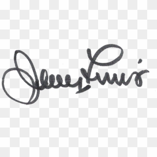 Jerry Lewis - Signature .png Clipart