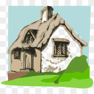 Cottage Clip Art At Clker - Cottages Cartoon - Png Download