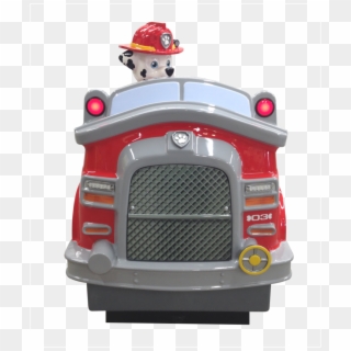 Paw Patrol Kiddie Ride - Paw Patrol Marshall Fire Truck Ride Clipart