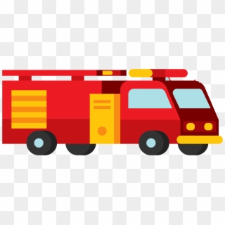 Fire Truck Clipart Firefigher - Car Fire Extinguisher Clipart - Png Download