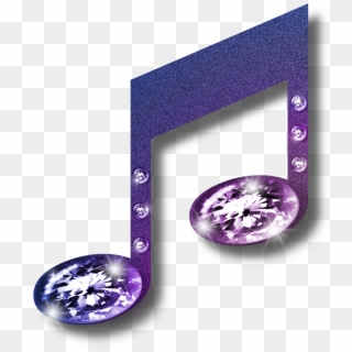 Png Music Note - Purple Music Note Without Background Clipart