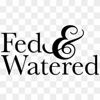Fed And Watered Logo, Belfast Airport Restaurant - Design Clipart
