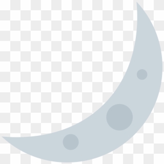 Crescent Moon Photo - Moon Twitter Emoji Png Clipart