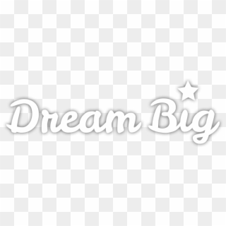 At Willow Lake Day Camp - Dream Big In Bubble Letters Clipart