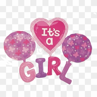 1024 X 984 6 - Balloons Its A Girl Clipart