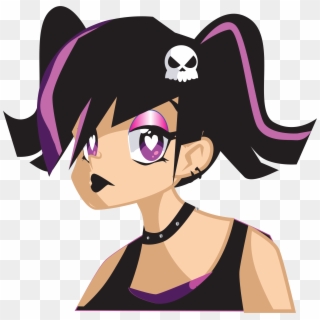 This Free Icons Png Design Of Goth Girl Clipart