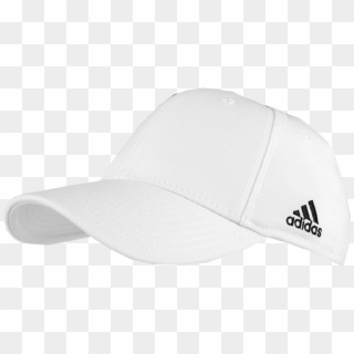 White Adidas Flexfit Officiaring Caps - Adidas Clipart