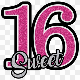 Sweet Sixteen Sweet-sixteen Birthday Party Girl - Sweet 16 Clip Art - Png Download