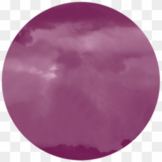 Storm Clouds - Circle Clipart