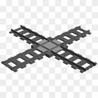 Train Track Png - Lego Train Track Crossing Clipart